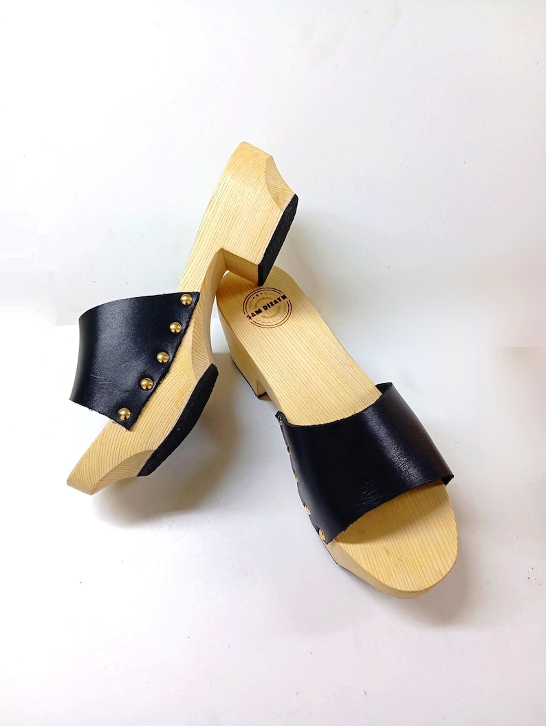 Handmade Wood Clogs Sandals Special Cut - Etsy