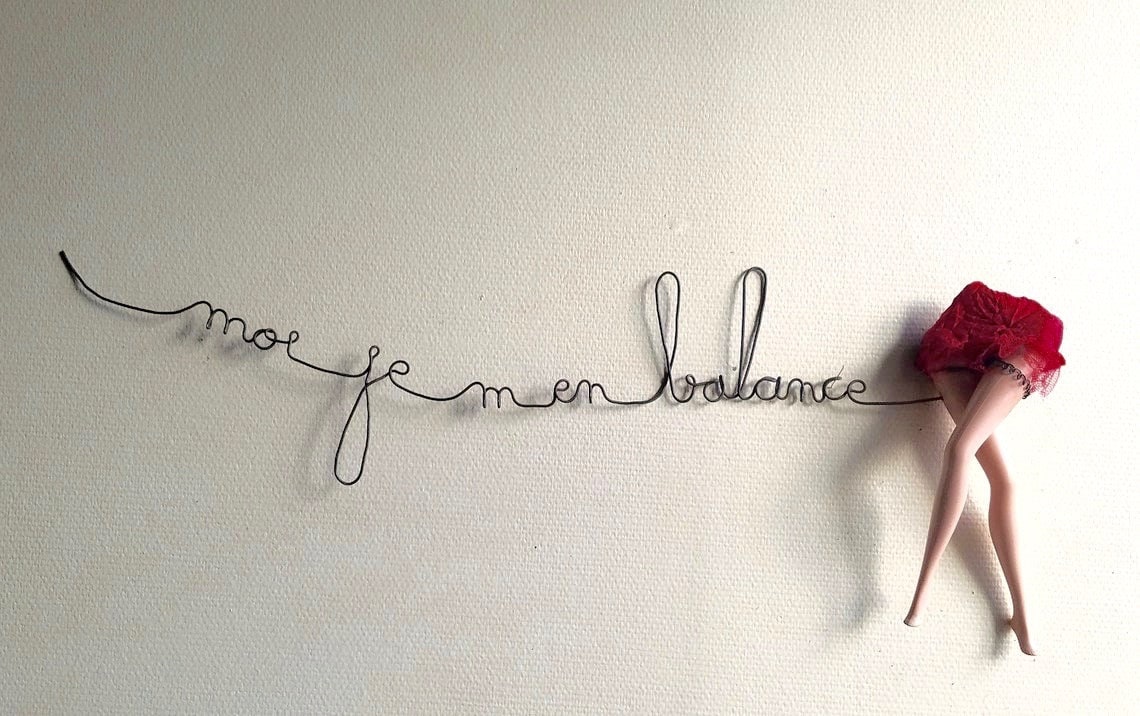 Moi Je Me Balance, Moi M'en Balance Barbara La Fiancée Du Pirate Décoration Murale, Sculpture, Écrit