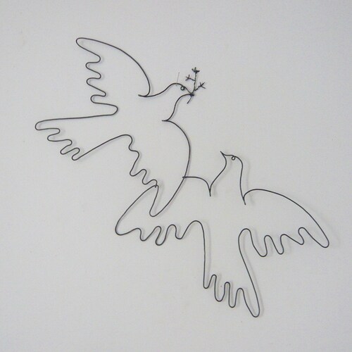 Wire Art the Line Wall Decoration Wall Phrase Sculpture Etsy