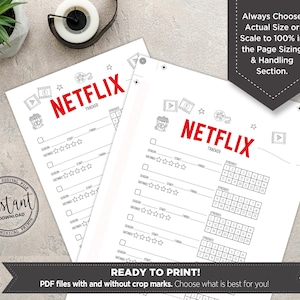 Series Tracker Printable, TV Show Tracker, Seasons and Episodes Wish ...