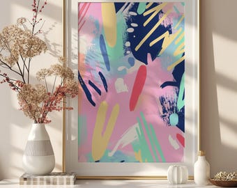 Pink Preppy Wall Art, Trendy Girly Decor, Printable Aesthetic Prints, Cute Wall Decor, Girly Room Decor, Downloadable Art, Trendy Wall Art
