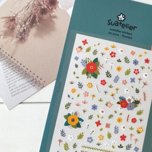 Adesivi Suatelier / Adesivi per diario / Adesivi per planner / Adesivi per scrapbooking / Adesivi kawaii / Adesivi per unghie / Adesivi coreani / 1070