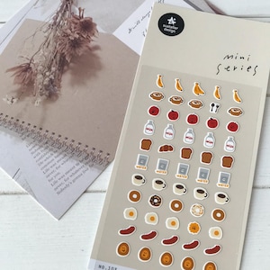 Suatelier Aufkleber | Journaling | Planer Aufkleber | Scrapbooking Aufkleber | Kawaii Aufkleber | Lebensmittel Aufkleber | Mini-Serie | 103