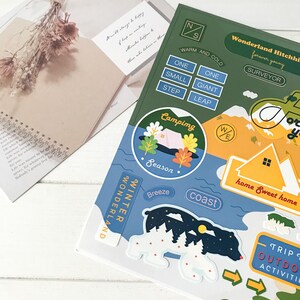 Suatelier Aufkleber | Journaling | Planer Aufkleber | Scrapbooking Aufkleber | Kawaii Aufkleber | Karte und Sticker | Kartendesign | 8203