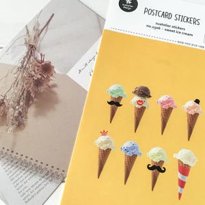 Suatelier Aufkleber | Journaling | Planer Aufkleber | Scrapbooking Aufkleber | Kawaii Aufkleber | Postkarten Serie | Postkarten Aufkleber | 1506