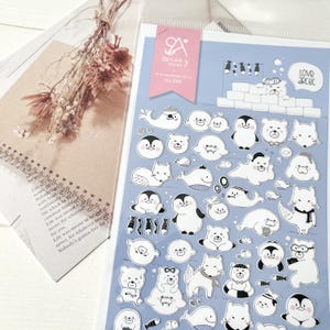 Suatelier Aufkleber | Journaling | Planer Aufkleber | Scrapbooking Aufkleber | Kawaii Aufkleber | Niedliche Aufkleber | koreanische Aufkleber | 2009
