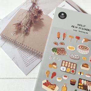 Suatelier Aufkleber | Journaling | Planer Aufkleber | Scrapbooking Aufkleber | Kawaii Aufkleber | Lebensmittel Aufkleber | Essensreise | 1149