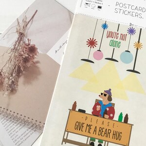 Suatelier Aufkleber | Journaling | Planer Aufkleber | Scrapbooking Aufkleber | Kawaii Aufkleber | Postkarten Serie | Postkarten Aufkleber | 2504