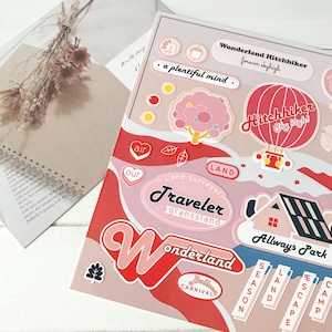 Suatelier Aufkleber | Journaling | Planer Aufkleber | Scrapbooking Aufkleber | Kawaii Aufkleber | Karte und Sticker | Kartendesign | 8204