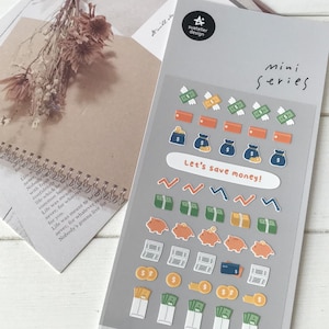 Suatelier Aufkleber | Journaling | Planer Aufkleber | Scrapbooking Aufkleber | Kawaii Aufkleber | Geldgeschenk Sticker | Mini-Serie | 114