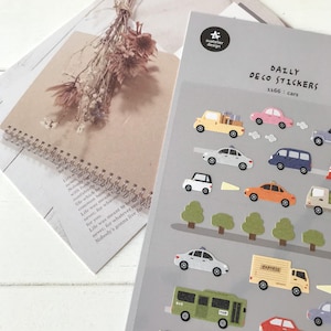 Adesivi Suatelier / Adesivi per diario / Adesivi per planner / Adesivi per scrapbooking / Adesivi kawaii / Adesivi carini / Auto / 1166