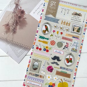 Adesivi Suatelier / Adesivi per diario / Adesivi per pianificatore / Adesivi per scrapbooking / Adesivi decorativi / Happy Home / Deco Studio / 2013