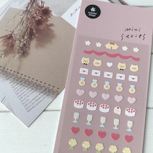 Suatelier Aufkleber | Journaling | Planer Aufkleber | Scrapbooking Aufkleber | Kawaii Aufkleber | Niedliche Aufkleber | Mini Sicker | 119