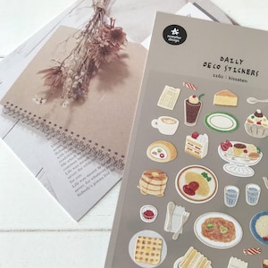 Suatelier Aufkleber | Journaling | Planer Aufkleber | Scrapbooking Aufkleber | Kawaii Aufkleber | Lebensmittel Aufkleber | Kissen | 1162