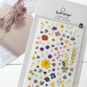 Stickers Suatelier | Journalisation | Stickers pour agenda | Stickers Scrapbooking | Stickers ongles | Stickers fleurs | Stickers coréens | 1050