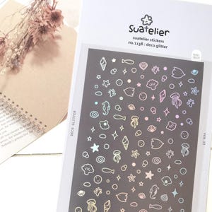 Adesivi Suatelier / Adesivi per diario / Adesivi per planner / Adesivi per scrapbooking / Adesivi kawaii / Adesivi per unghie / Adesivi coreani / 1138