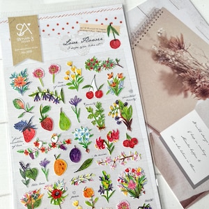 Suatelier Aufkleber | Journaling | Planer Aufkleber | Scrapbooking Aufkleber | Kawaii Aufkleber | Niedliche Aufkleber | koreanische Aufkleber | 2035