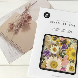 Suatelier Aufkleber | Journaling | Planer Aufkleber | Scrapbooking Aufkleber | Kawaii Aufkleber | Blumen | Liebe Blume | 1524