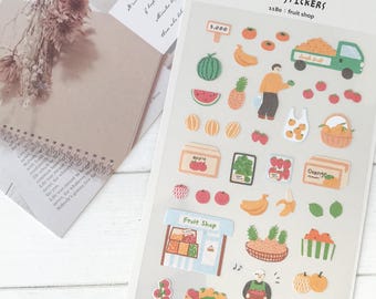 Fruit Shop Stickers - Daily Deco - Planner Stickers | 1180