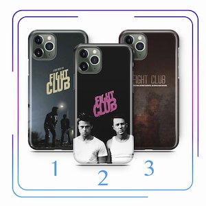 Fight Club A7 Phone Case Cover For Apple iPhone 11 12 13 14 15 16 e 17 Air PRO Plus Mini Max Hollywood Movie Brad Pitt American Film