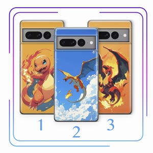 Charizard A5 Phone Case Cover For Google Pixel 6 6A 7 7A 8 8A 9 9A Pro XL Models Cartoon Animal Hero From A Ball Gotta Catch Em All