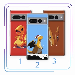 Charizard A4 Phone Case Cover For Google Pixel 6 6A 7 7A 8 8A 9 9A Pro XL Models Cartoon Animal Hero From A Ball Gotta Catch Em All