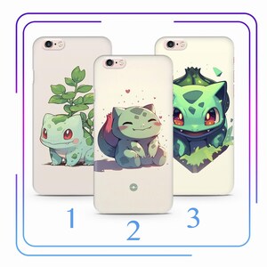 Bulbasaur A2 Phone Case Cover For Apple iPhone 5 SE 2020 2022 6 7 8 X Xs XR MaX PLuS Models Cartoon Animal Hero From A Ball Gotta Catch Em