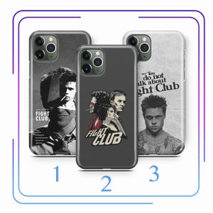Fight Club A5 Phone Case Cover For Apple iPhone 11 12 13 14 15 16 e 17 Air PRO Plus Mini Max Hollywood Movie Brad Pitt American Film