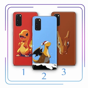 Charizard A4 Phone Case Cover For MANY VARIOUS Samsung Galaxy Models Cartoon Animal Hero From A Ball Gotta Catch Em All