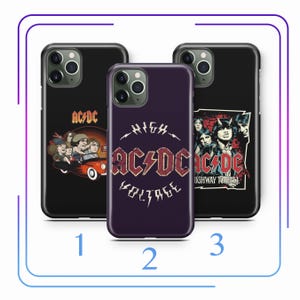 ACDC A8 Phone Case Cover For Apple iPhone 11 12 13 14 15 16 e PRO PLuS MiNI MAX Models Australian Rock Music Band Ac/Dc Ac Dc Hard Rock