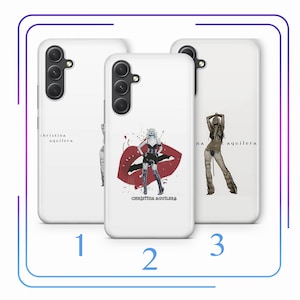 Christina Aguilera A4 Phone Case Cover For Samsung A13 A14 A15 A16 A25 A26 A33 A34 A35 A36 A53 A54 A55 A56 A72 A73 + More Models American