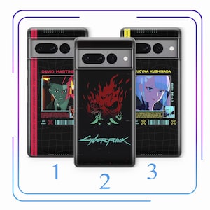 Cyberpunk A5 Telefonskal För Google Pixel 6 6A 7 7A 8 8A 9 9A 10 Pro XL Modeller 2077 Arkadspel The Witcher Videospel