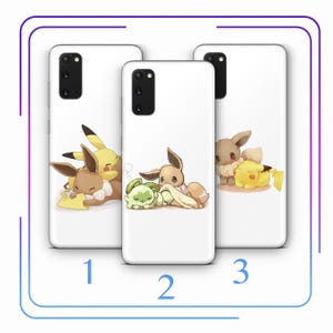 Eevee A1 Phone Case Cover For Samsung Galaxy S10 S20 S21 S22 S23 S24 FE S25 Plus Ultra Model Cartoon Animal Hero From A Ball Gotta Catch Em