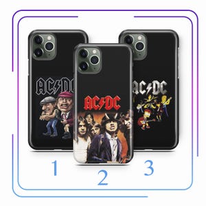 ACDC A7 Phone Case Cover For Apple iPhone 11 12 13 14 15 16 e PRO PLuS MiNI MAX Models Australian Rock Music Band Ac/Dc Ac Dc Hard Rock