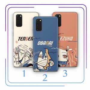 Demon Slayer A2 Phone Case Cover For MANY VARIOUS Samsung Galaxy Models Japanese Anime Cartoon Martial Arts Series
