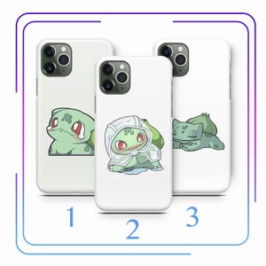 Bisasam A4 Telefon Fall Abdeckung für Apple iPhone 11 12 13 14 15 16 e PRO PLUS Mini MAX Modelle Cartoon Tier Held von einem Ball Gotta Catch Em