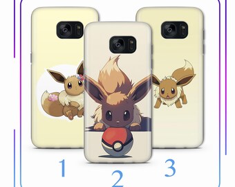 Eevee A4 Phone Case Cover For Samsung Galaxy S5 S6 S7 S8 S9 Edge Plus LTE NEO Models Cartoon Animal Hero From A Ball Gotta Catch Em All