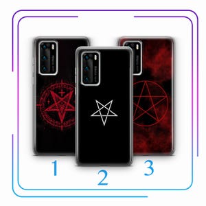Teufel A1 Telefon Fall Abdeckung für Huawei P9 P10 P20 P30 P40 Lite PRO Plus LG G5 G6 Modelle Satan Pentagram 666 Diabalo Demon Hell Dark Spirit