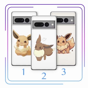 Etui na telefon Eevee A5 do modeli Google Pixel 6 6A 7 7A 8 8A 9 9A Pro XL Cartoon Animal Hero From A Ball Gotta Catch Em All