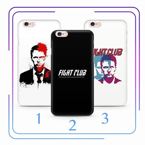 Fight Club A6 Phone Case Cover For Apple iPhone 5 SE 2020 2022 6 7 8 X Xs XR MaX PLuS Models Hollywood Movie Brad Pitt American Film