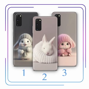 Bunny Rabbit A2 Phone Case Cover For MANY VARIOUS Samsung Galaxy Models Beautiful Hare Rabbit Fluffy Fluff Thumper