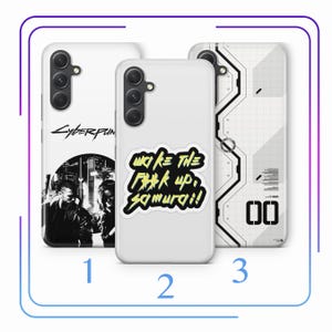 Cyberpunk A4 Phone Case Cover For Samsung A13 A14 A15 A16 A25 A26 A33 A34 A35 A36 A53 A54 A55 A56 A72 A73 + More Models Arcade Game Play