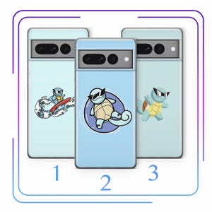 Etui na telefon Squirtle A5 do modeli Google Pixel 6 6A 7 7A 8 8A 9 9A Pro XL Cartoon Animal Hero From A Ball Gotta Catch Em All