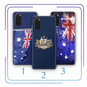 Australian Flag A4 Phone Case Cover For MANY VARIOUS Samsung Galaxy Models Aussie Flag Of Australia Blue Union Jack