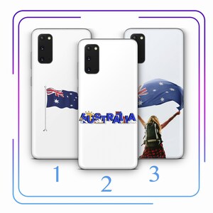 Australian Flag A3 Phone Case Cover For MANY VARIOUS Samsung Galaxy Models Aussie Flag Of Australia Blue Union Jack
