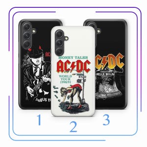 ACDC A9 Telefoon Case Cover Voor Samsung A14 A15 A16 A17 A25 A26 A33 A34 A35 A36 A53 A54 A55 A56 A72 A73 + Meer Model Australische Rock Band
