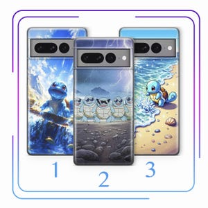 Squirtle A2 Phone Case Cover For Google Pixel 6 6A 7 7A 8 8A 9 9A Pro XL Models Cartoon Animal Hero From A Ball Gotta Catch Em All