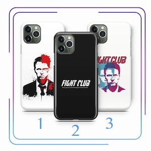 Fight Club A6 Phone Case Cover For Apple iPhone 11 12 13 14 15 16 e 17 Air PRO Plus Mini Max Hollywood Movie Brad Pitt American Film