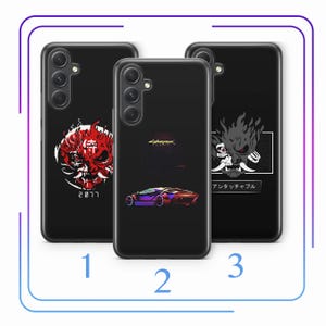 Cyberpunk A8 Phone Case Cover For Samsung A13 A14 A15 A16 A25 A26 A33 A34 A35 A36 A53 A54 A55 A56 A72 A73 + More Models Arcade Game Play