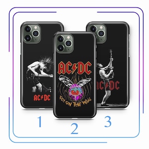 ACDC A6 Phone Case Cover For Apple iPhone 11 12 13 14 15 16 e PRO PLuS MiNI MAX Models Australian Rock Music Band Ac/Dc Ac Dc Hard Rock